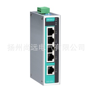 Conmutador Ethernet Industrial Moxa Eds 205a de 5 Puertos con Entrada de Alimentación CC para Redes de Automatización Industrial - Product Image 1