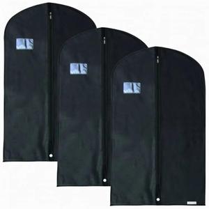 Black Fashionable Eco-Friendly Handled <b>Garment</b> <b>Bags</b> Clear Window for Suit Jacket Shirt Coat Dresses Storage Travel Protection - Product Image 3