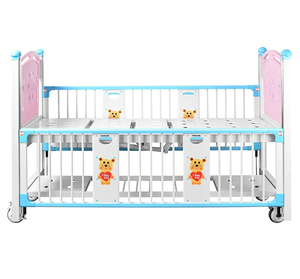 Cama Médica Pediátrica con Cabecera de ABS, Barandillas de Aluminio y Ruedas Silenciosas para <span class=keywords><strong>Hospital</strong></span> - Product Image 5