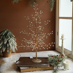 Ins 100% polyester Cây giáng sinh trumpet bóng Rèm đồ trang trí mô hình hình học phong cách hiện đại treo chức năng cho nhà - Product Image 3