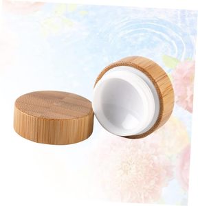 Innovation, contenants écologiques et biodégradables pour crème pour les yeux, le corps et le visage, en gros, 10gr, 15g, 1 Oz, 50ml, pot cosmétique en bambou - Product Image 4