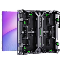 Boîte vide d'affichage à LED 500*500mm en aluminium moulé sous pression Écran LED de location Module extérieur P3.91 P4.81 Écran d'affichage à LED Serrure d'armoire