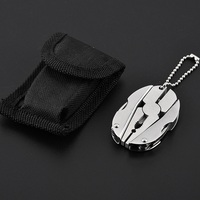 Porte-clés pliant de poche, ensemble d'outils multifonctions, Mini pinces couteau tournevis scarabée tortue pinces