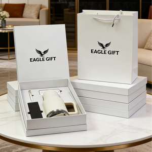 Juego de Regalo Corporativo de 4 Piezas de Acero Inoxidable con Logotipo Personalizado al por Mayor: Bolígrafo, Cuaderno, USB y Paraguas con Color Personalizado - Product Image 5