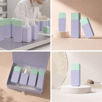 Flacon pulvérisateur cosmétique carré en PP de 100 ml et 200 ml, flacon pompe pour crème et essence, emballage vide pour soins de la peau