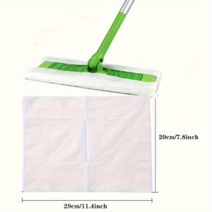 Paquete de reemplazo de paño de fregona desechable para uso húmedo y seco, adecuado para sala de estar, dormitorio, baño, limpieza de pisos de cocina