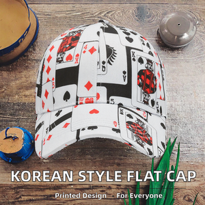 Casquette de baseball unisexe style coréen en toile 100 % polyester, visière plate, protection solaire extérieure, casquette bec de canard Hip Hop 3D, vente en gros - Product Image 2