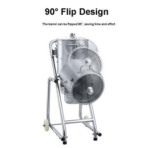 Trituradora y Licuadora Eléctrica Comercial de Frutas y Verduras de Acero Inoxidable con Funciones de Molienda y Mezcla para Uso Doméstico - Product Image 4