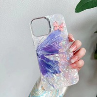 Coque de téléphone portable rigide en PC pour femmes, compatible avec iPhone 13 14 15 16 17 18 Pro Max, accessoire de protection arrière du fournisseur d'origine