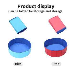 Piscina Plegable de PVC para Perros, Refrigerante, Ecológica, Diversión al Aire Libre en Verano, Duradera, para Limpiar las Patas - Product Image 2