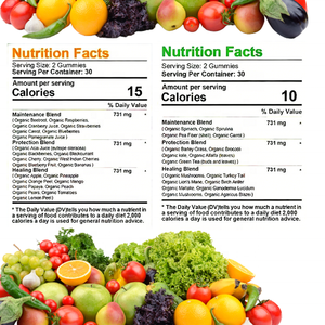 เยลลี่ผลไม้และผักออร์แกนิกแบบ OEM/ODM แบรนด์ส่วนตัว ปราศจากน้ำตาล ผลิตภัณฑ์เสริมอาหารเยลลี่ที่มีผลไม้และผักมากกว่า 40 ชนิด - Product Image 3