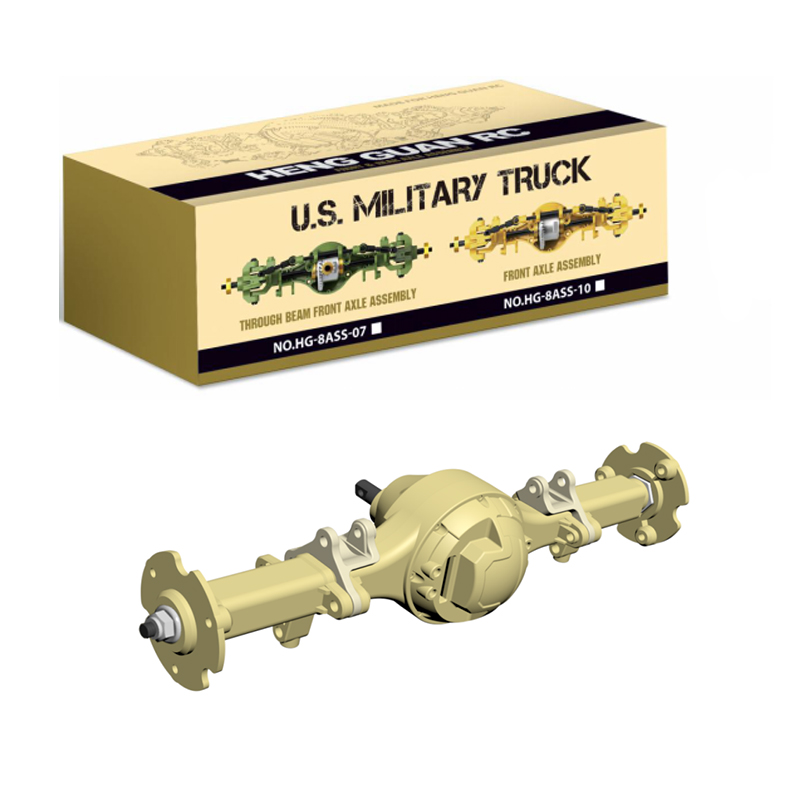 Trasped запасных частей 8ASS-P0019 военный грузовик HG-P801 HG-P802 задний мост в сборе (зеленый или желтый)