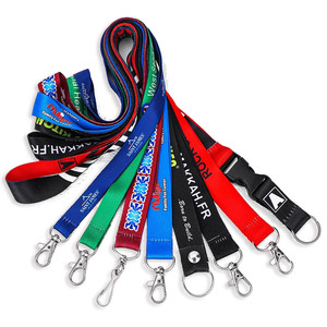 Cheap Promotional Personalized Neck Polyester Lanyard Custom Sublimated Card Holder Lanyard with Logo