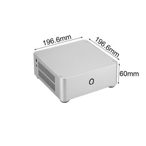 Vỏ máy tính <span class=keywords><strong>mini</strong></span> <span class=keywords><strong>ITX</strong></span> bằng nhôm tùy chỉnh Hongfa, vỏ điện tử bằng nhôm đùn anodize, vỏ bo mạch chủ - Product Image 1