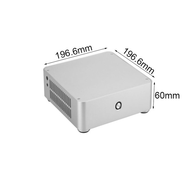 Hongfa Custom Aluminum Mini ITX Case Anodized Extruded Aluminum Electronic Enclosure Mainboard Housing