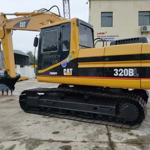 Excavadora de cadenas CAT320BL usada original de Japón, máquina excavadora con cucharón de 1.1m y peso operativo de 20 toneladas, en stock. - Product Image 5