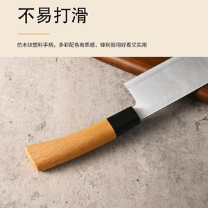 Kitchen Knife Set Stainless Steel 2 Pieces Banana Handle Polished Blade Straight Edge For Fruit Vegetable Peeling - Product Image 5