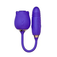 Henghao Wasserdichter Teleskop-Saugvibrator mit G-Punkt-Stimulation für Frauen, Sexspielzeug für Erwachsene