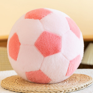 Peluche de Fútbol, <span class=keywords><strong>Juguete</strong></span> de Peluche Suave, Cojín de Peluche con Forma de Balón de Fútbol para Mascotas, Juego Interactivo para Niños, Regalo para Fanáticos, Decoración del Hogar - Product Image 5