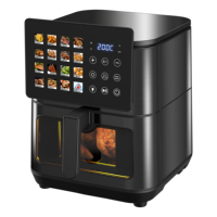 Freidora de Aire Digital Profesional de 9L, de Acero Inoxidable, con Doble Tubo de Calentamiento, Sin Aceite, Venta al Por Mayor Directa de Fábrica