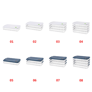 WS230 gran oferta caja de almacenamiento de nevera transparente de cuatro capas caja de almacenamiento de grado alimenticio PET organizador de refrigerador de alimentos vegetales - Product Image 6