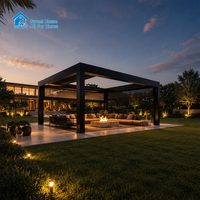 Pergola rétractable en aluminium de haute qualité Sweet Home, montage facile, imperméable, pour villa et résidence