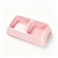 Accessoires pour animaux de compagnie de haute qualité personnalisés en usine, bol de nourrissage double usage pour chiens et chats, utilisation en intérieur et en extérieur, pour les voyages