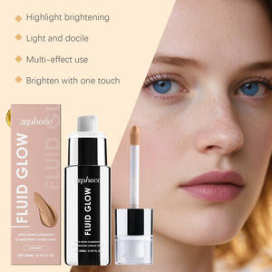 ZEPHOCO Naturel Visage Contouring Liquide <span class=keywords><strong>Caramel</strong></span> <span class=keywords><strong>Couleur</strong></span> Surligneur pour Radiant Brillant <span class=keywords><strong>Maquillage</strong></span> À <span class=keywords><strong>Base</strong></span> <span class=keywords><strong>De</strong></span> Minéraux Éclaircissant Liquide - Product Image 4