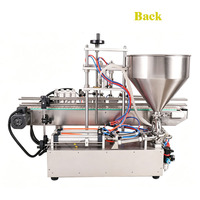 Ligne de production automatique de remplissage quantitatif de liquides à haute viscosité, machine de remplissage semi-fluide à double tête avec pompe à engrenages à piston