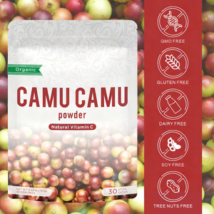 OLLI OEM Pó de Extrato de Fruta <span class=keywords><strong>Camu</strong></span> <span class=keywords><strong>Camu</strong></span> Orgânico a Granel, Certificado HALAL ISO KOSHER, Melhora a Imunidade - Product Image 3