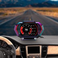 Nueva actualización Obd2 Meter Digital Car Velocímetro Hud P24 con acelerómetro G Value Herramientas de diagnóstico para automóviles