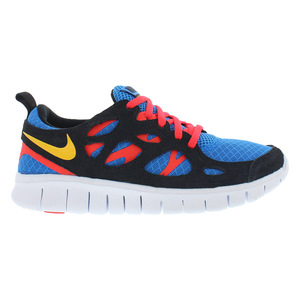 รองเท้าวิ่ง Nike Free Run 2สาวรองเท้าวิ่งโทนสีดำ/น้ำเงิน/แดง-100% ของแท้ - Product Image 1