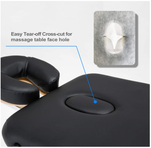 Rollo de Sábanas Desechables Blancas OEM, Color Personalizado, Impermeables, a Cuadros, de Poliéster/Algodón, para Camillas de Estética, Salón de Masajes, Hospital - Product Image 4