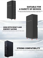 Rack de Servidor Lianli 48U con Refrigeración Híbrida de 35KW/55KW, Gabinete de Refrigeración Líquida de Modo Dual para Computación de Alta Densidad