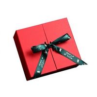 Boîte d'emballage en carton recyclable avec logo estampé à chaud, design moderne, double porte, nœud papillon rouge, revêtement UV pour Noël