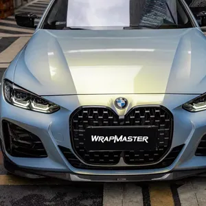 WRAPMASTER 1.52*18m Air Bubble Free Super Glossy Gold Blue Color Shift Auto Vinyl Car Wrap Stickers Exterior Accessories