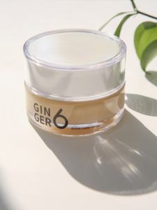 GINGER6 Active Water <b>Cream</b> Vegan <b>Brightening</b> Anti-Aging Moisturizer with Ginger Water Hyaluronic Acid Peptides <b>Face</b> Lotion - Product Image 4