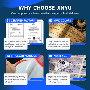 Etichetta Impermeabile Personalizzata in Carta Kraft per Bottiglie di Medicinali, Produzione OEM/ODM Jinyu - Product Image 4