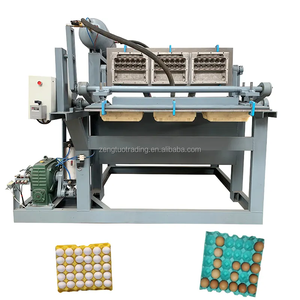 Máquina Semiautomática Zengtuo para Fabricar Bandejas de Huevos y Cartones de Reciclaje de Papel con Molde de Plástico/Aluminio, Capacidad de 1000-7000 Piezas/h - Product Image 3