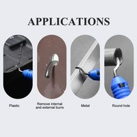 Kit d'outils d'ébavurage couteau à désosser grand outil à main pour le bois/plastique/aluminium/cuivre et acier