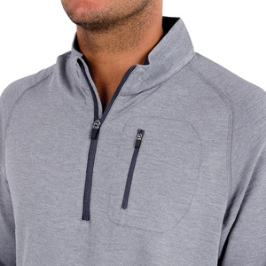 Men Bamboo Fiber Shirts Custom Bamboo <b>Tshirts</b> Cotton Spandex t Shirt Half Zip Bamboo Organic Shirts - Product Image 2