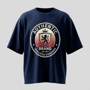 T-Shirt Oversize in <span class=keywords><strong>Cotone</strong></span> 230gsm OEM, Stampa DTG, Spalle Scese, Collo Rotondo, Maglietta Streetwear Personalizzata - Product Image 1