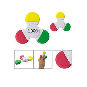 ปากกาไฮไลท์แบบหมุนได้พร้อมโลโก้สั่งทำ ของขวัญโฆษณา ปากกาหมุนได้ - Product Image 1