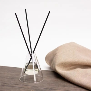 Bình thủy tinh hình nón trong suốt 100ml bình thủy tinh khuếch tán sậy cho nhà vệ sinh văn phòng sử dụng - Product Image 3