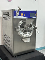 Máquina de Helados Comercial de Sobremesa con Compresor de 14L, Congelador de Lotes para Gelato y Helado Duro