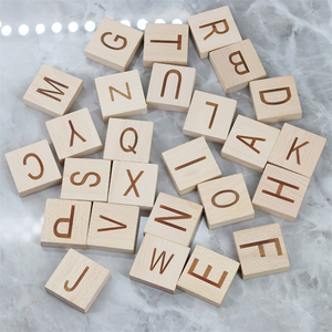 2025 Groothandel Eco-vriendelijke Gegraveerde Beukenhouten Montessori Educatief Speelgoed Kinderen-Wiskunde <span class=keywords><strong>Letters</strong></span> Cijfers Leerbord Spel Op Maat - Product Image 2