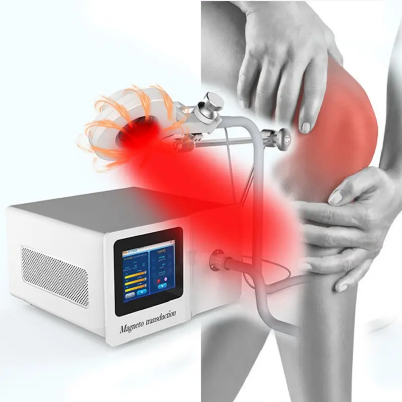 非侵入型医療用磁気療法理学療法マグネットPMST鎮痛治療近赤外線を備えた理学療法用磁気マシン