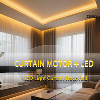 Módulo de interruptor de cortina electrónico moderno Smart Life ZigBee y Tuya Compatible con cortinas y postes motorizados de oficina