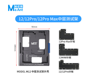 MaAnt ISocket Tester Fixture <span class=keywords><strong>4</strong></span> en 1 pour <span class=keywords><strong>iPhone</strong></span> X XS Xs Max 11 12 13 14 Pro Max Top Bottom Board Motherboard Function - Product Image 3