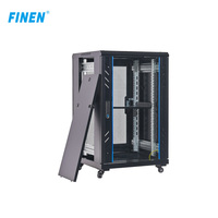 Systèmes téléphoniques CE et PABX 600mm * 600mm * 18U Boîtiers de serveur Étagère réseau 18U Armoire de données informatiques